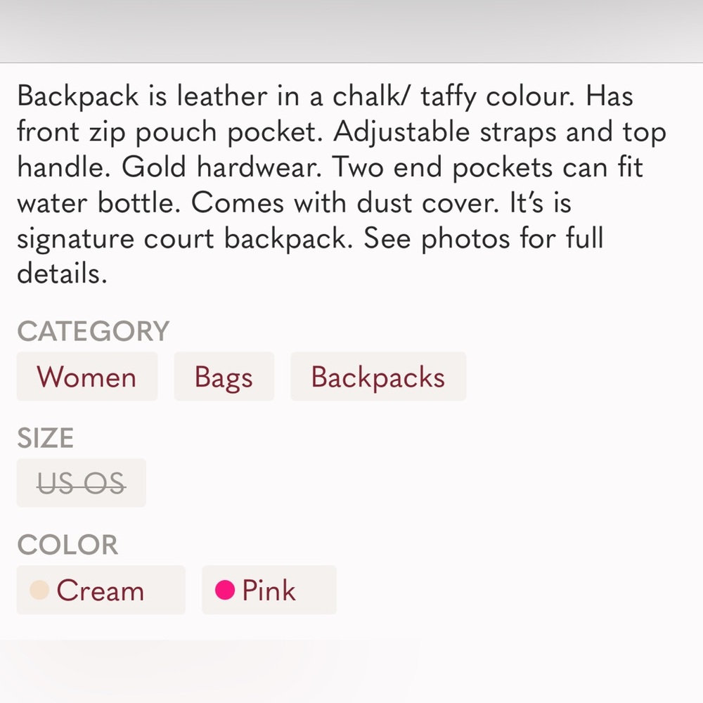 🔖 Coach Backpack - NWT - Picture 10 of 11